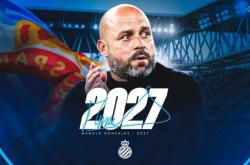 官方：西班牙人主帅马诺洛-冈萨雷斯续约至2027年