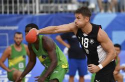 （成都世运会）沙滩手球——男子半决赛：德国队胜巴西队