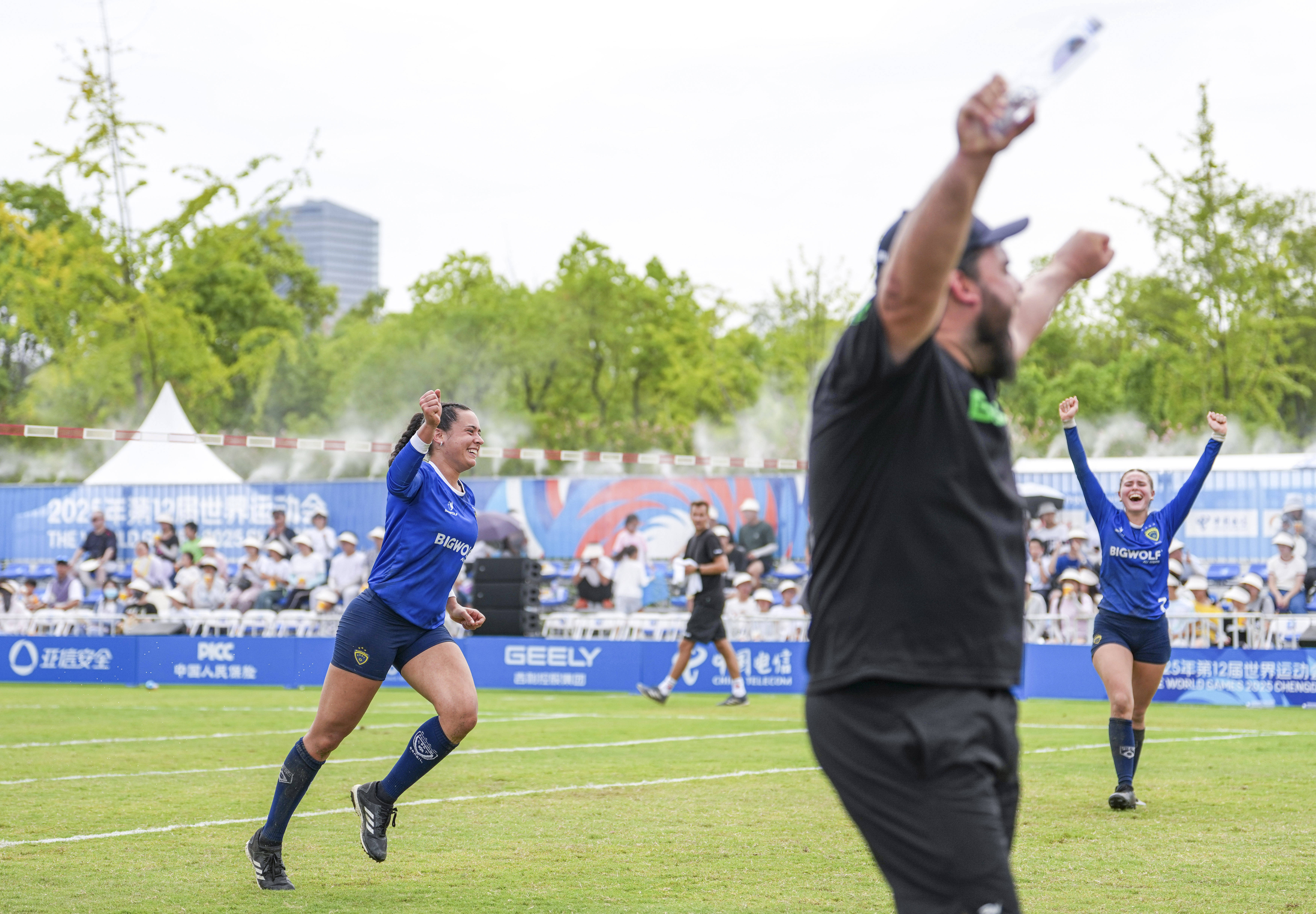 （成都世运会）浮士德球——女子预赛：巴西队胜德国队