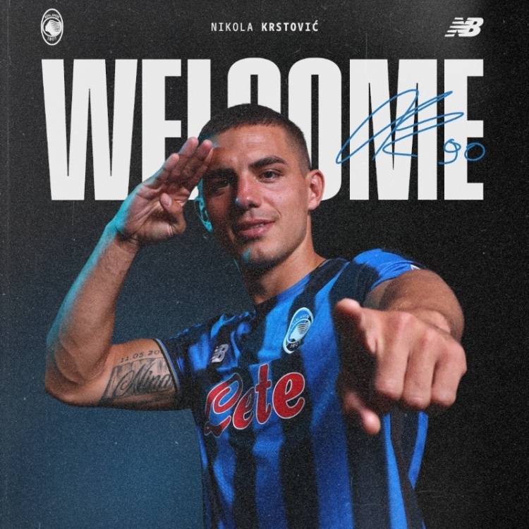 官方：莱切前锋克尔斯托维奇加盟亚特兰大，转会费2500万欧+浮动