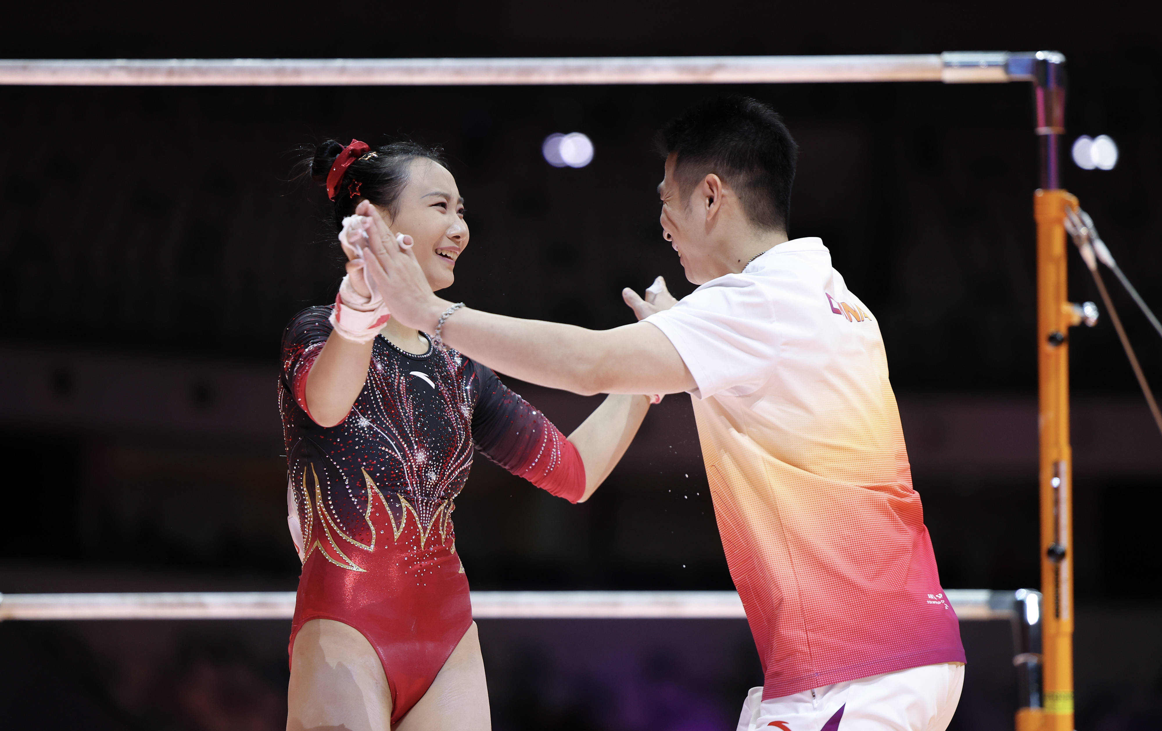 (体育)体操——世锦赛:女子高低杠决赛赛况