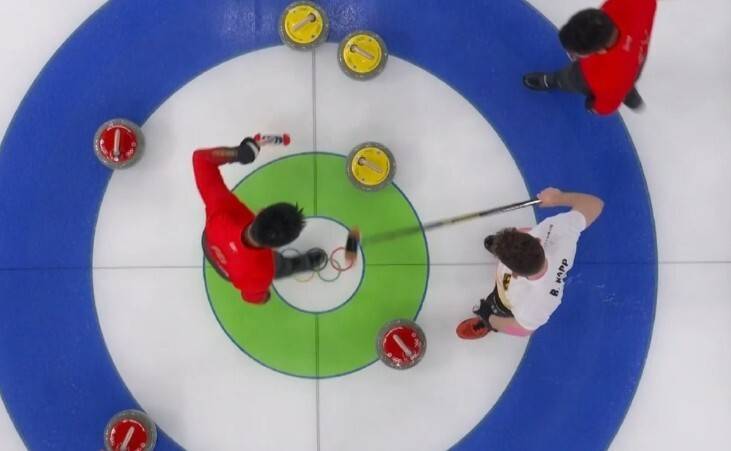 4-6不敌德国队！中国冰壶男队结束冬奥之旅，2胜7负排名第10收官